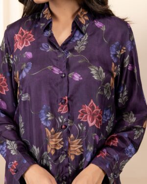 Vogue Silk Shirt Milan Edition for Women Elegant Party Wear